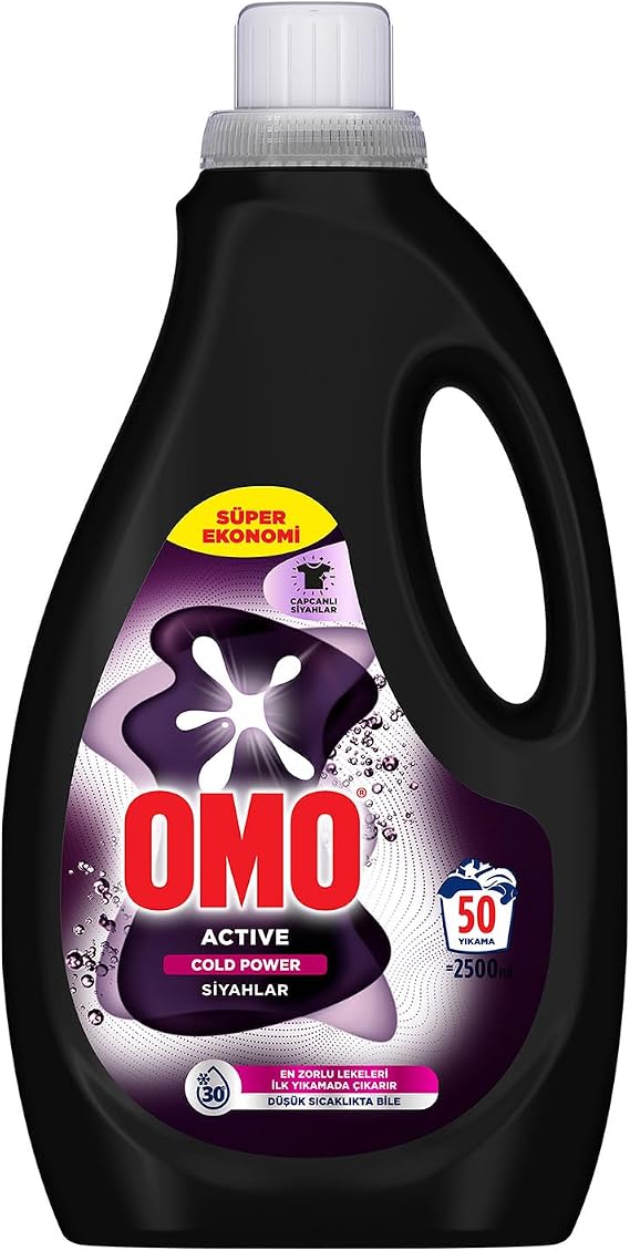 OMO Active Cold Power Siyahlar İçin Sıvı Deterjan 2500 ml