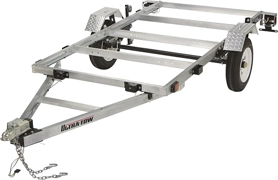 Ultra-Tow 4ft. x 8ft. Folding Aluminum Utility Trailer Kit - 1170-Lb. Load Capacity