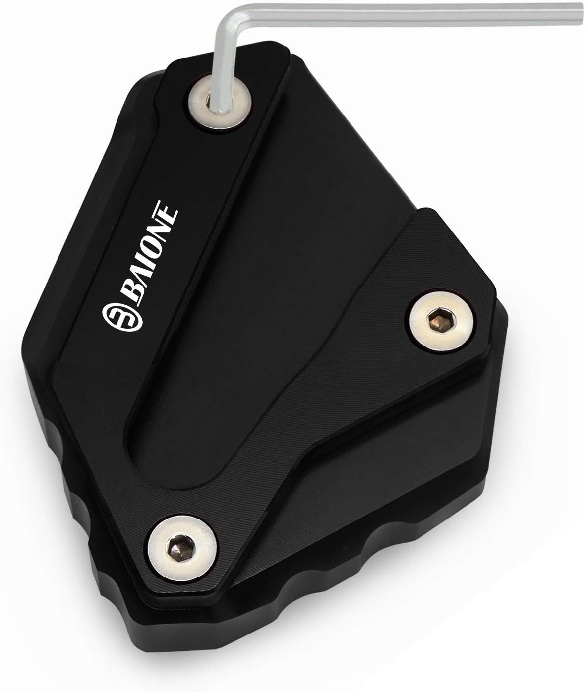 BAIONE Kickstand Extension Pad for GL1800, Motorcycle Aluminum Extender Foot Side Stand Support Plate for Honda GL1800 Goldwing 1800 F6B 2018-2021