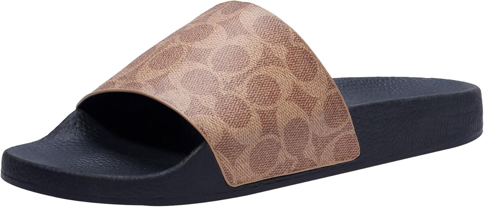 COACH Men's Signature Coated Canvas Pool SlideSlide Sandal