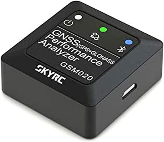 SKYRC GNSS Performance Analyzer RC GPS+GLONASS Speedometer, Bluetooth Enabled Race Data Logger and Speed Tracker for RC Cars and Planes. GSM020 SK-500023