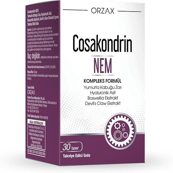 Orzax Cosakondrin Nem 30 Tablet