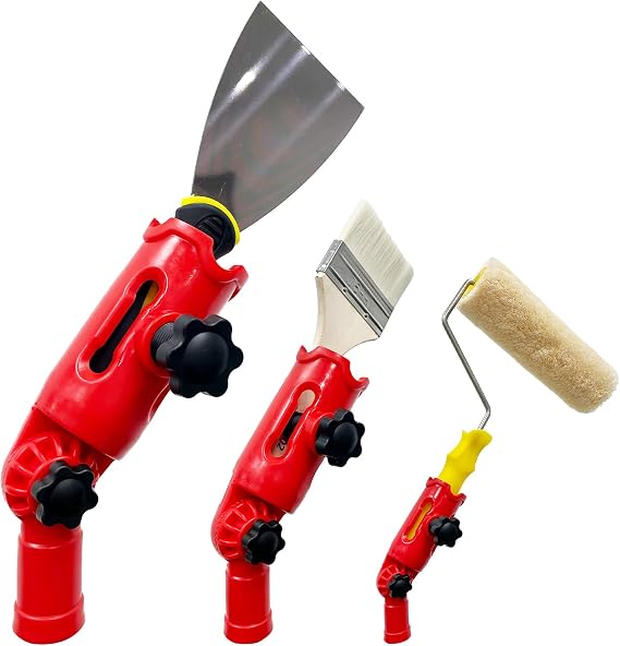 Multi-Angle Paint Brush Extender for High Ceiling