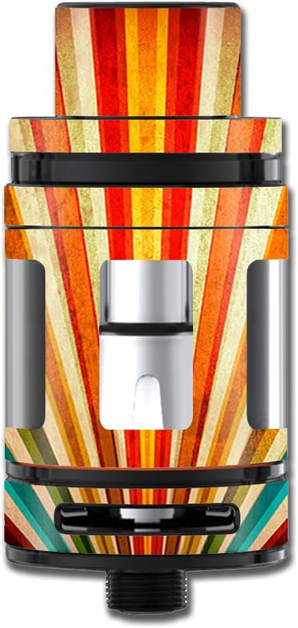 Skin Decal Vinyl Wrap for Smok TFV8 Big Baby Beast Tank Vape stickers skins cover  Sunbeams Colorful