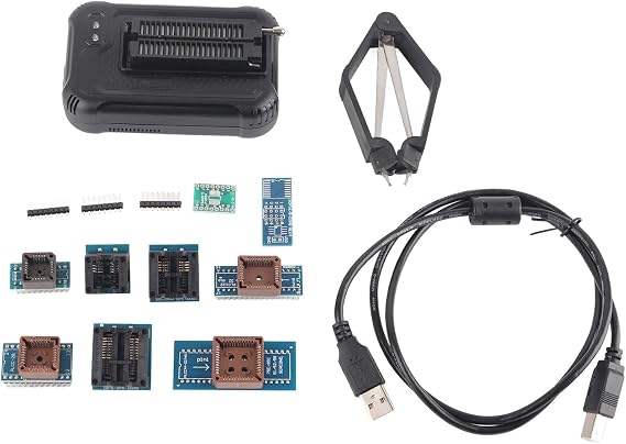 USB Universal Programmer for TL866II EEPROM Flash 8051 AVR MCU GAL Update Tool with 9 Adapter