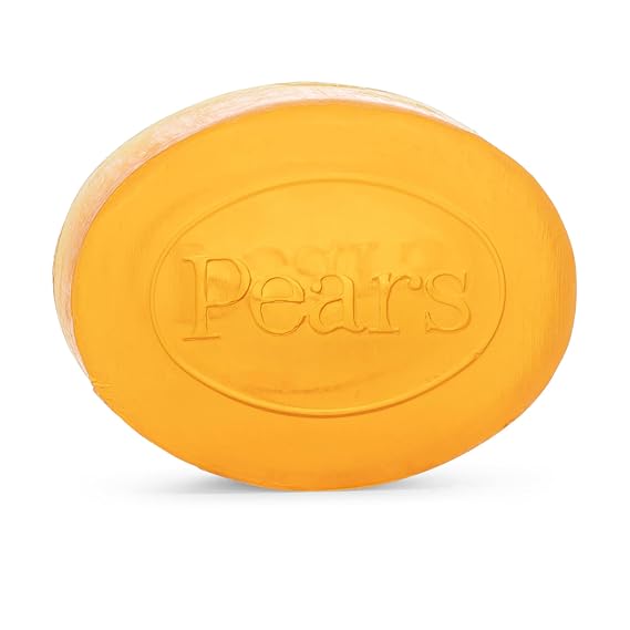 Pears Pure and Gentle with Glycerin and Naturals Oils - Amber for Unisex - 3.5 oz Bar Soap