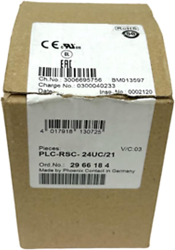 PLC-RSC- 24UC/21 2966184 PLCRSC 24UC/21 2966184 New in Box Expedited