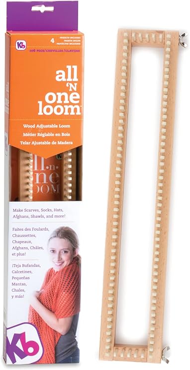 Authentic Knitting Board All-n-One Loom, 18-Inch