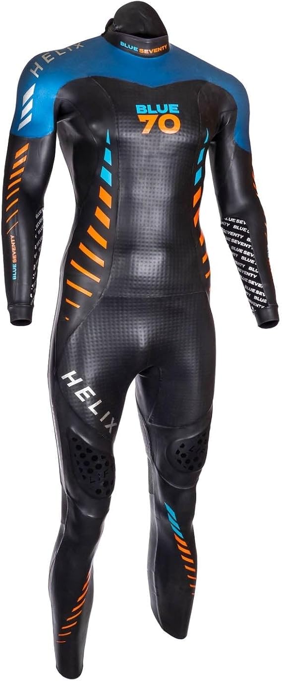Blueseventy Men's Neoprene Swimming Wetsuit - Black/Blue, X-Small