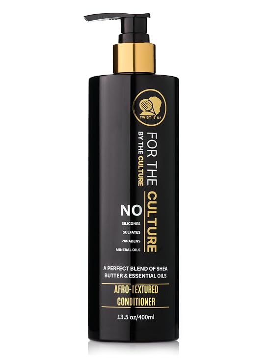 Twist It Up Hair Conditioner with 20 Natural Ingredients, Sulfate Free Conditioner for Curly or Afro-textured Hair, 13.5 Fl Oz