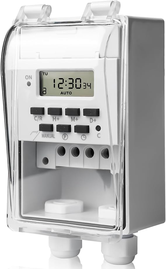 Programmable Time Relay Switch 220 V Digital Timer 12 V DC 16 A Timer Timer Programmable Timer Digital Multifunction LCD Display