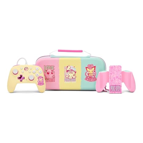PowerA Nano Wired Controller with Comfort Grip - Pokemon: Sweet Assortment, Protection Case for Nintendo Switch