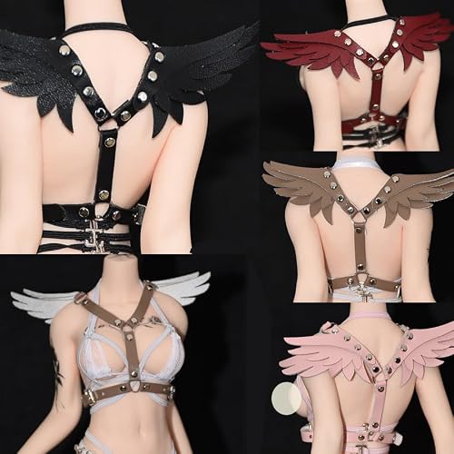 Fremego 16 Scale Wing Shapes Back Straps Outfit Clothing Accessory for 12inch PH TBL JO UD VC Female Action Figure Khaki