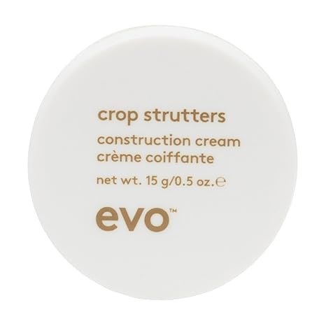 Evo Crop Strutters Medium Hold Hair Styling Cream, All Hair Types, 0.5 oz