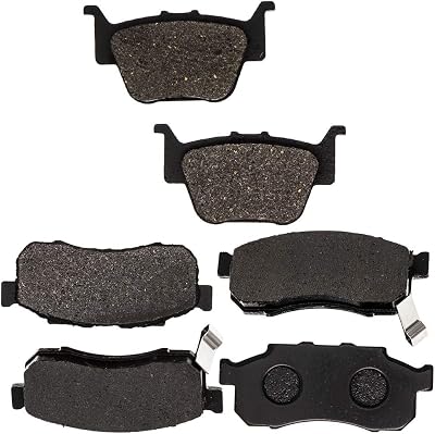 NICHE Brake Pad Kit For Honda Pioneer 700 500 700-4 06435-HN8-016 06452-HL3-A00 06451-HL3-A00 Complete Semi-Metallic