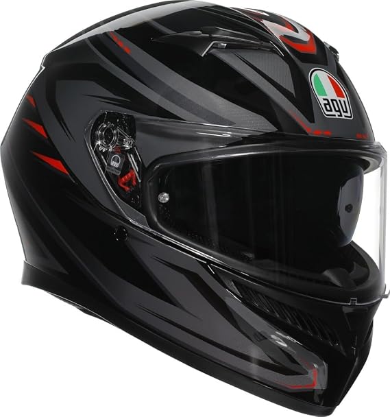 AGV K3 Motosiklet Kaskı Kapalı Kask Syth Red XS
