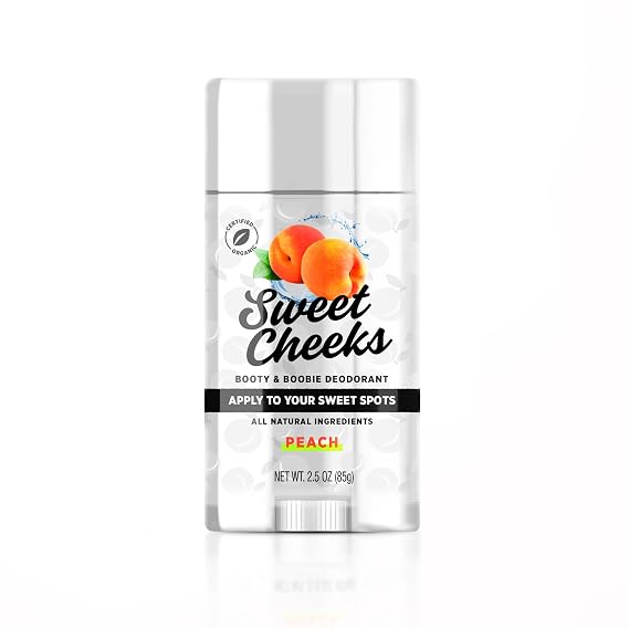 Sweet Cheeks Deodorant (Peach), 2.5 Fl Oz (Pack of 1)