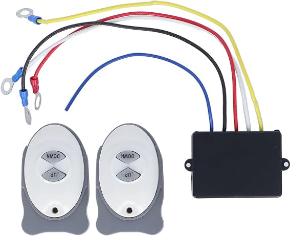 Topyond 12V Universal Wireless Winch Remote Control Kit with Receiver