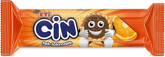 Eti Cin Lokmalık Portakallı Bisküvi 114 g