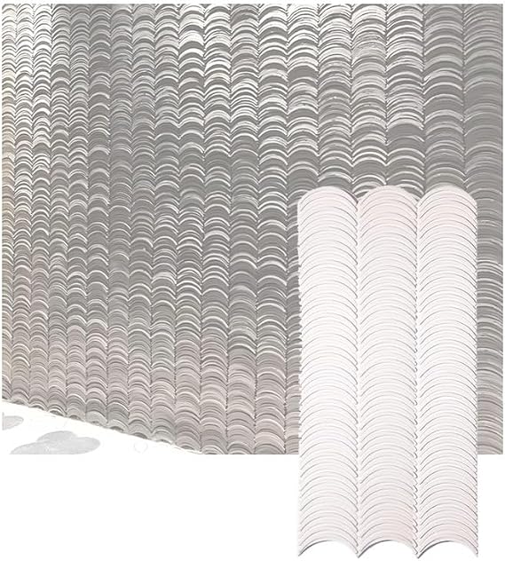 Faux Roof Tiles Panel Imitation Stone, 3D Brick Wall Panels DIY For Interior, Exterior Wall Decoration, Faux Stone Tiles(White,0.6x1.2m/23.6x47.2in/2pcs)
