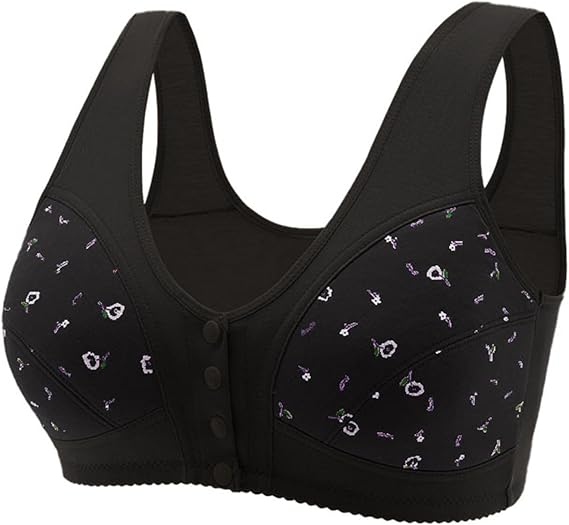 Evybliss Bra, Evybliss Moona Bra,Moona Bra- Front Closure Breathable Bra for Seniors