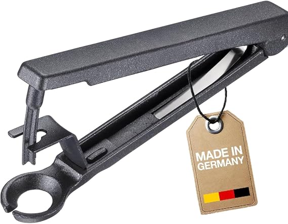 Westmark Cherry Pitter Tool Kernex Black Edition - Heavy-Duty Cast Aluminum Cherry Pit Remover & Olive Pitter, Ergonomic Cherry Seed Remover, Anthracite