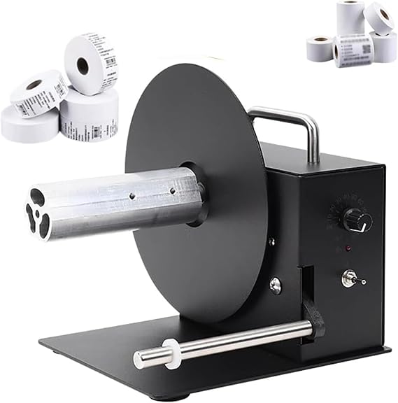 Automatic Label Rewinder, Forward Reverse Label Rewinding Machine, Rewinding Speed: 0-8 Inches/s, Width 100mm, Diameter 185mm, Electronics Industry