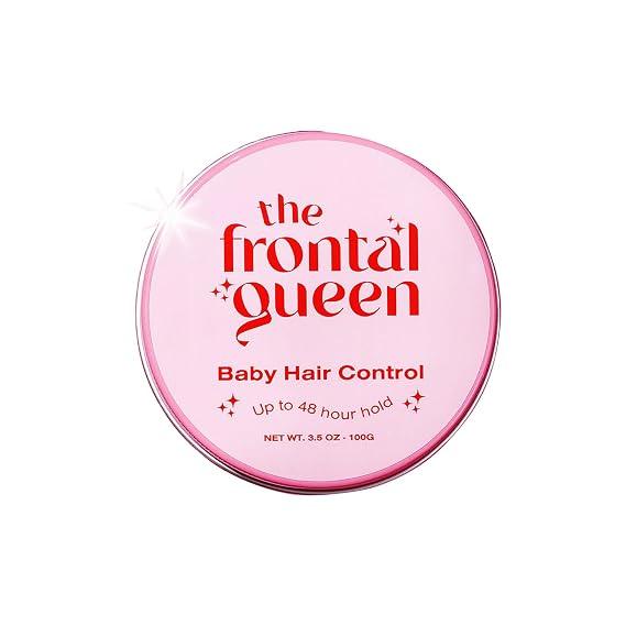 The Frontal Queen Baby Hair Control Gel, Styling Gel for Women, Edge Control Hair Products for Styling, Hair Styling Gel for Baby Hair, Hair Gel for Women Hair Styling Products - 3.5 Oz