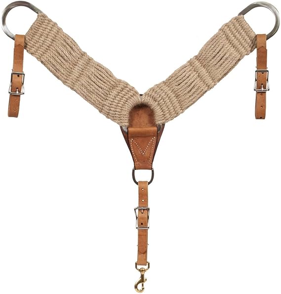 Mustang Company Mohair Breast Collar Tan Horse