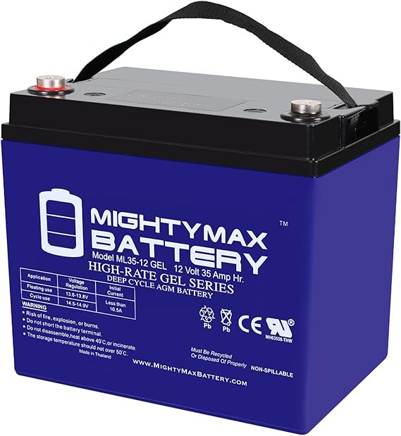 Mighty Max Battery 12V 35AH GEL Battery Replaces NPower Dominator 1000 Powerpack System