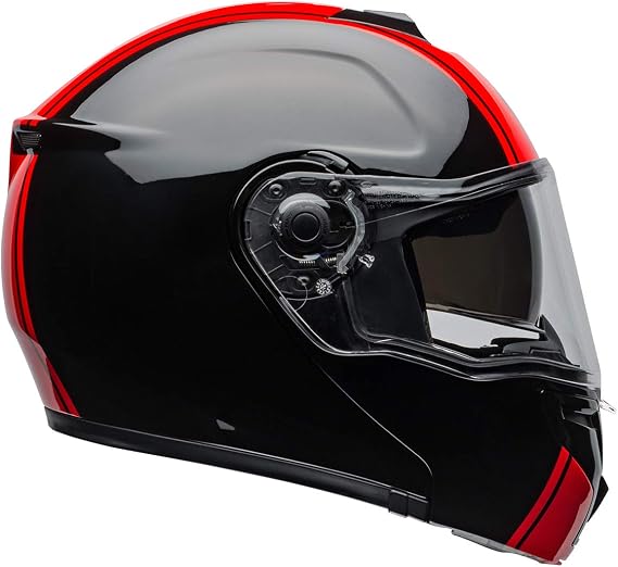 Bell SRT Modular Helmet (Ribbon Gloss Black/Red - Medium)