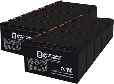 Mighty Max Battery 12V 7Ah F2 Replacement Battery Compatible with CyberPower CP900AVR - 10 Pack