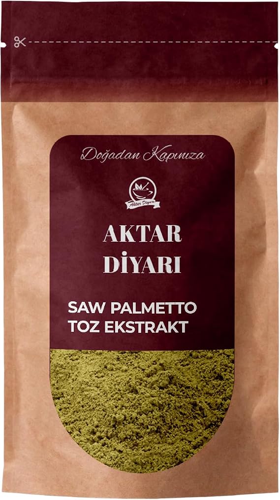 Aktar Diyarı Cüce Palmiye Toz Ekstrakt (Saw Palmetto) 50 Gr - Prostat Sağlığı Destekleyici Bitkisel Takviye, BTK-ADY50450