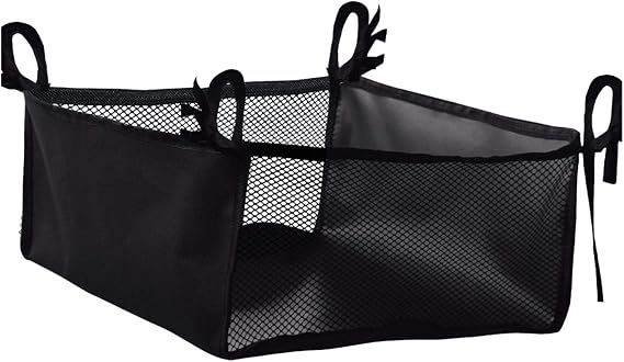 Wheelchair Bag, Rollator Seat Bag, Wheelchair Storage Bag, Side Storage Organizer, Lightweight and Heavy Duty Travel Tote, Under Seat Large Capacity Reusable Backpack Bag