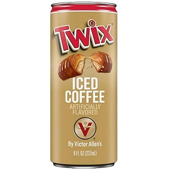 SUPPLIIONLINE Twix Iced Coffee Irresistible Blend Of Creamy Caramel, Rich Chocolate, And Smooth Coffee On-The-Go Beverages Artificially Flavoured Energy Can