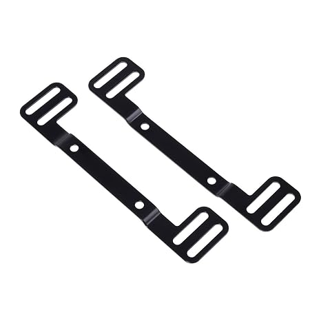 Alphacool Eisbecher 120/140mm Mounting Bracket | Stainless Steel and Galvanized Material, Black Colour, Fits 120 and 140mm Fan Sites