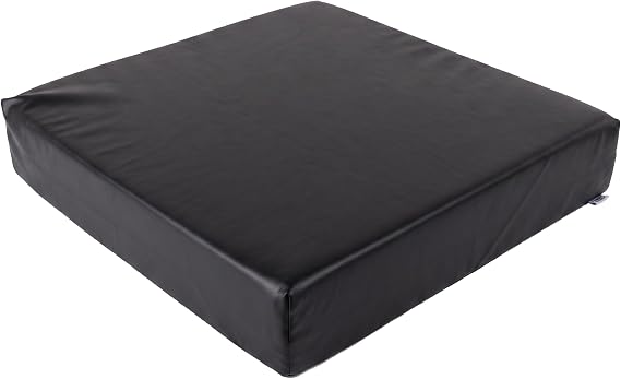 PEPE Mobility Wheelchair Cushion 16.5 Inch, Memory Foam, Waterproof, Black