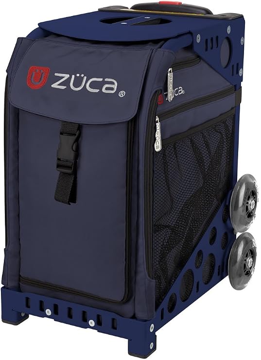 Zuca Bag Midnight Insert & Navy Frame w/Flashing Wheels