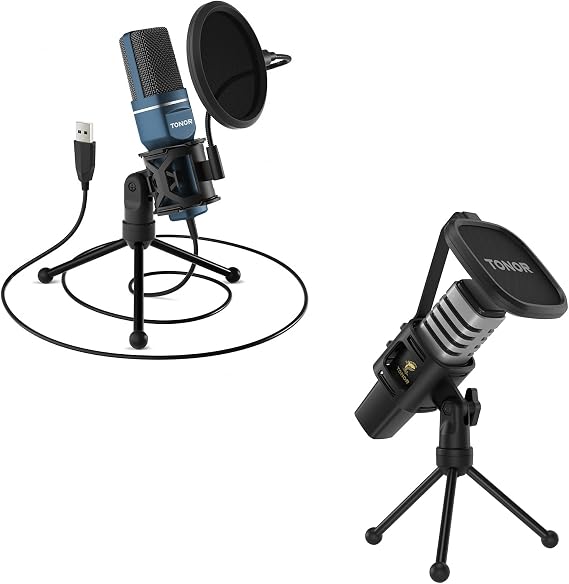 TONOR USB Microphone TC30, Bundle with USB Microphone TC-777