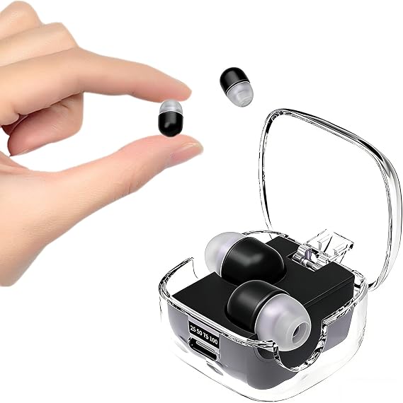 Xmenha Mini Small Invisible Earbuds Wireless Bluetooth Tiny Hidden Earbuds