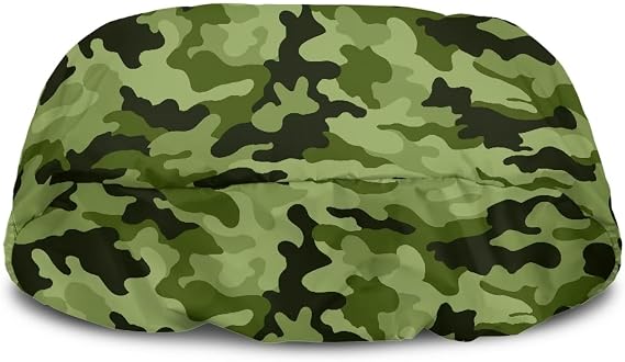 Army Green Camo Winch Dustproof Cover Water Resistant Winch Covers Waterproof Vehicle Winch Protective Cover, Universal Automotive Winch Accessories for Trucks SUVs