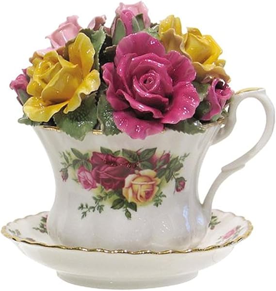 Royal Albert Old Country Rose Musical Teacup by Royal Albert
