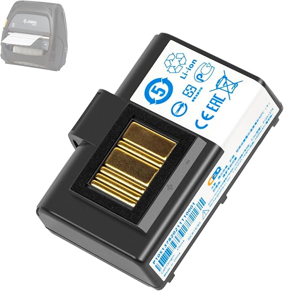 3400mAh ZQ520 Battery for Zebra ZQ620 QLN320 ZQ521 QLN220 Mobile Printer