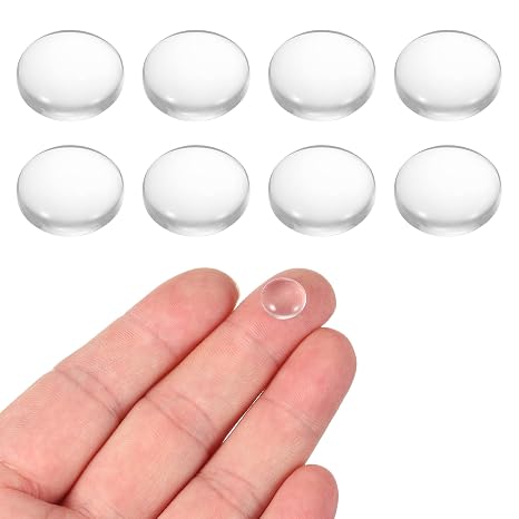 PATIKIL Convex Lens 10mm OD 12mm Focal Length Magnifier Lens 8Pcs