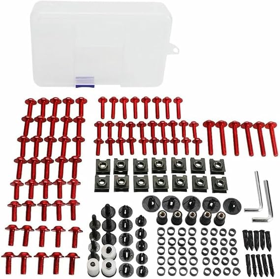 Motorcycle Bolts Kit Screws Complete Full Fairing Bolts Kit Washer Fastener Clips Steel Nuts For Triumph Speed Street Daytona Triple 1050 675 Tiger 800 1200 Bonneville 177pcs