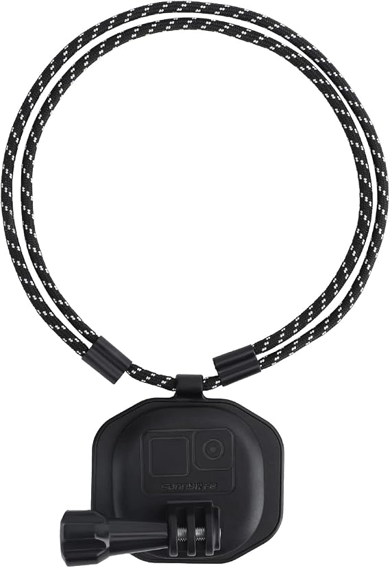 BTG Magnetic Neck Mount Holder with Landyard for DJI OSMO 360/ Action 5 Pro 4 3 /Insta 360 Go Ultra 3S X4 X5/ Pocket 4 3 Camera Accessories Magnetic Neck Mount Strap