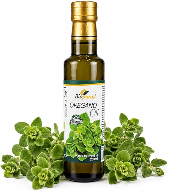 Biopurus Certified Organic Oregano Infused Oil 250ml