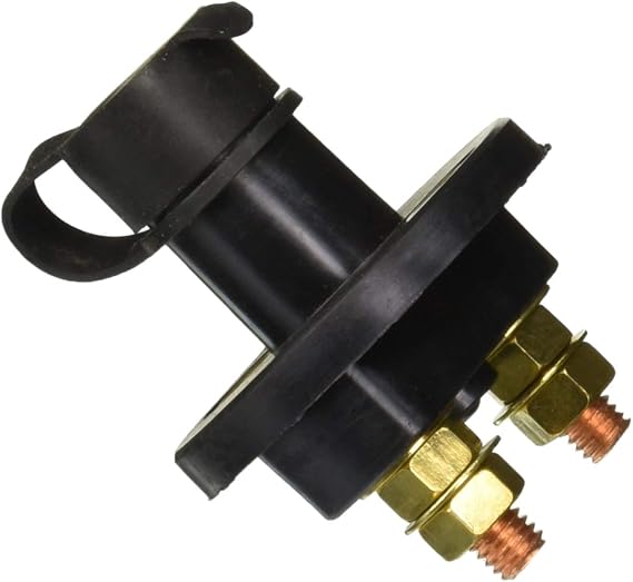 Black Mechanical Lever Actuator Normally Open Battery Cut-off Switch