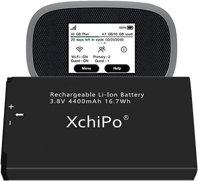 XCY New 4400mAh Replacement Battery for Novatel Jetpack MiFi 7730L Mobile Hotspot 40123117 1 Pack