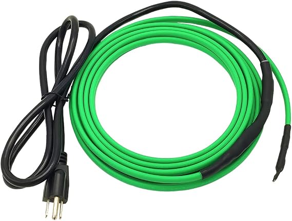 110V Pipe Heating Cable Self-Regulating Snow Melting Kit 20ft